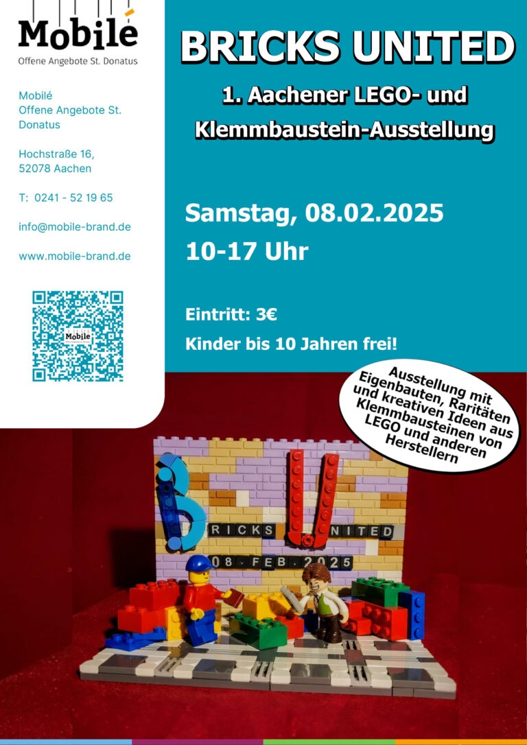 1. Aachener LEGO®- und Klemmbausteinstein-Ausstellung